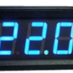 0.56-Inch 3.5-30V Two-Wire DC Voltmeter – Blue LED Digital Display